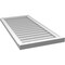 Ekena Millwork Vertical Surface Mount PVC Gable Vent w/ 2"W x 2"H , Brickmould Sill Frame, 20"W x 42"H GVPVE20X4203SN - alternate 3